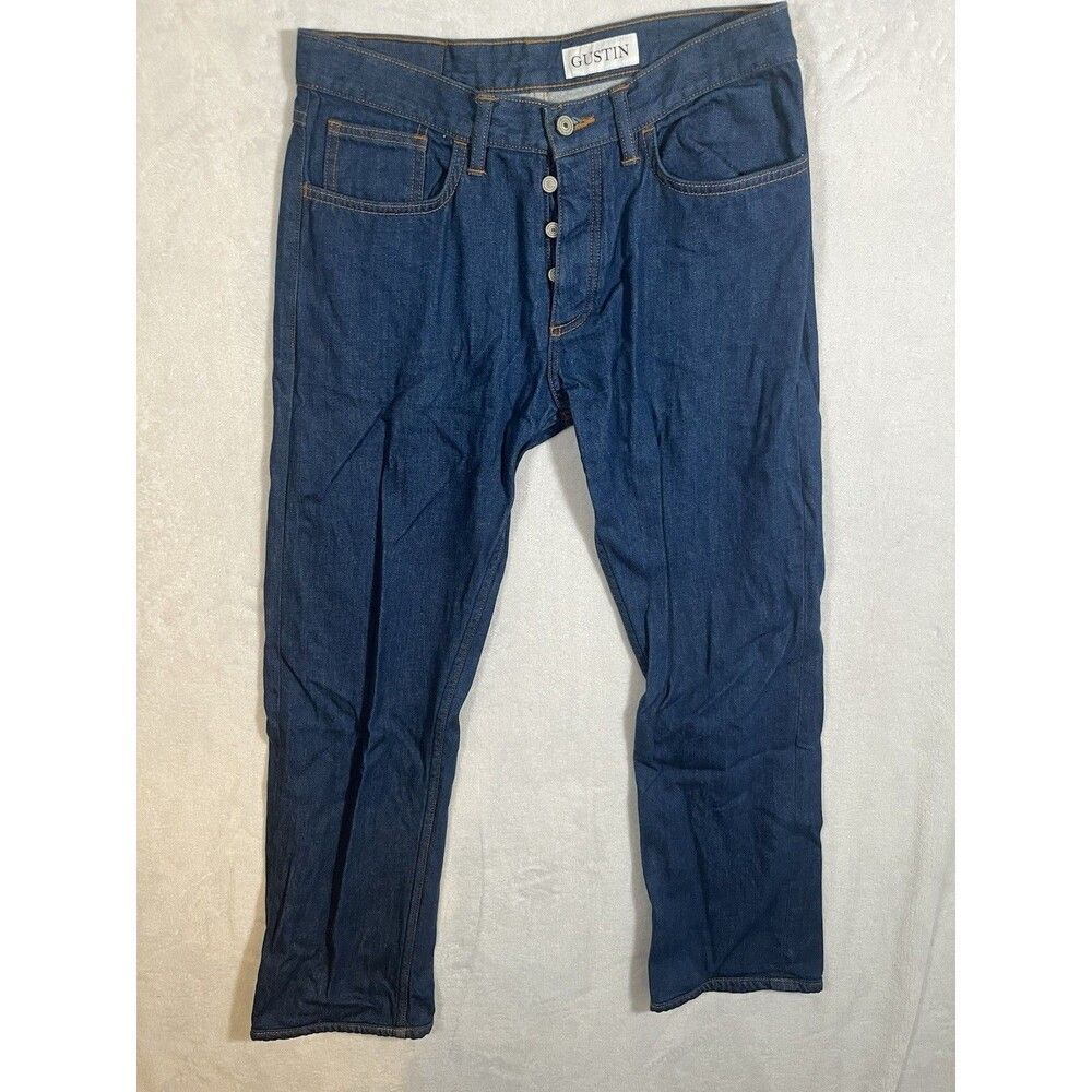 Casual Gustin Selvedge Denim Jeans #236 FLEECE DENIM - COBALT INDIGO